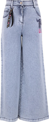 Cutecumber Regular Baby Girls Blue Jeans