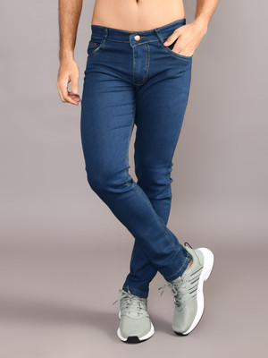 Lzard Slim Men Dark Blue Jeans