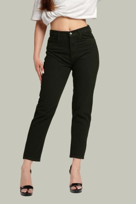 me queen Regular Women Dark Green Jeans