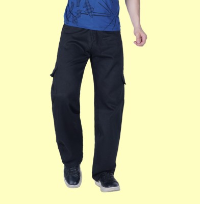 Flaring Jogger Fit Men Black Jeans