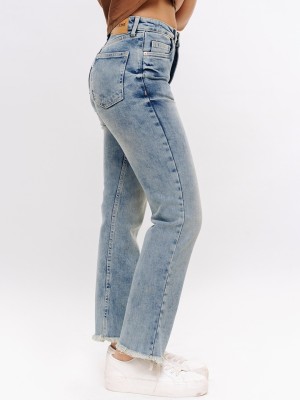 Freakins Boot-Leg Women Blue Jeans