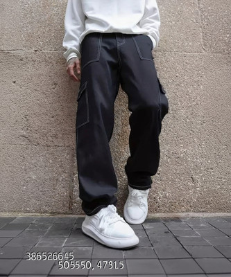 markview Relaxed Fit Men Black Jeans