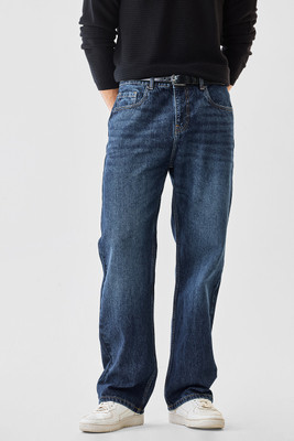 Snitch Straight Fit Men Dark Blue Jeans