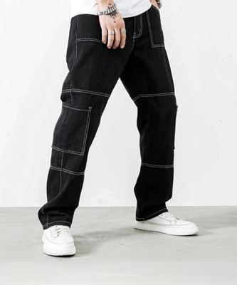 Nayak Fashion Jogger Fit Men Black Jeans