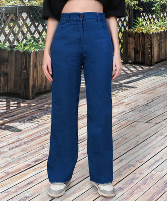 NEUNK Loose Fit Women Blue Jeans