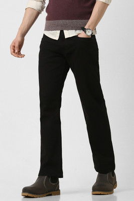 PETER ENGLAND Regular Men Black Jeans