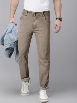 JUST BLACK Relaxed Fit Men Brown Jeans