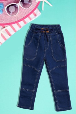 F2M Jogger Fit Girls Dark Blue Jeans