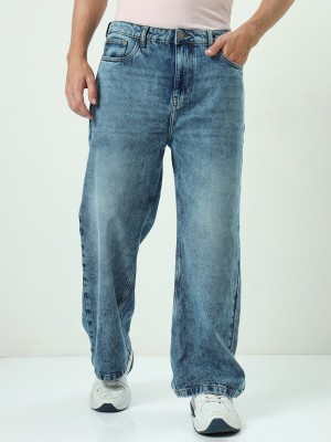 BEWAKOOF Flared Men Blue Jeans