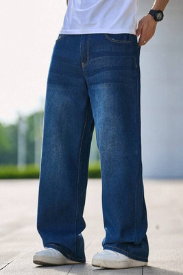 Rockwell Loose Fit Men Dark Blue Jeans