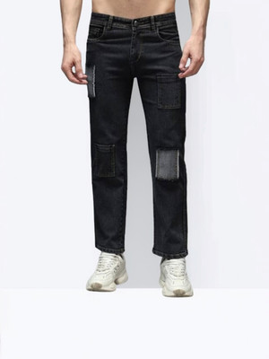Ironstich Loose Fit Men Grey Jeans