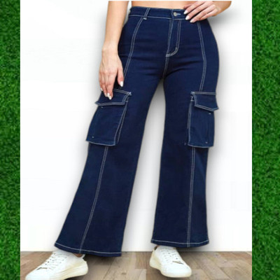 SheLook Straight Fit Women Dark Blue Jeans
