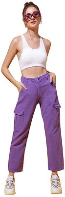 Janaki Collections Regular Women Purple Jeans