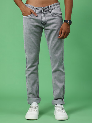 V-MART Slim Men Grey Jeans