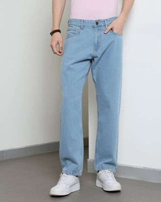 LEVORCE Loose Fit Men Light Blue Jeans