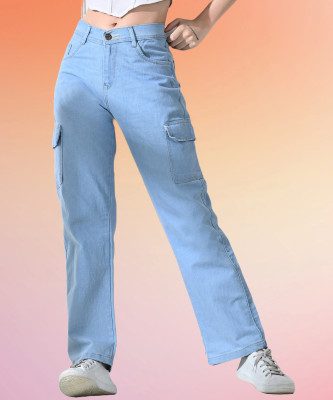 Herway Regular Women Light Blue Jeans