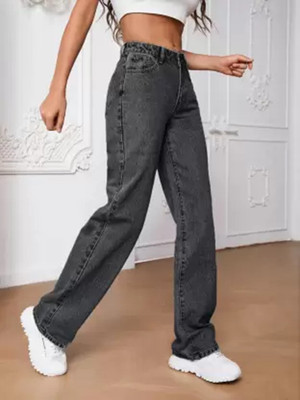 Nalaka Loose Fit Women Grey Jeans