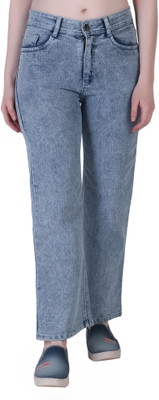 Glossia Boyfriend Women Light Blue Jeans