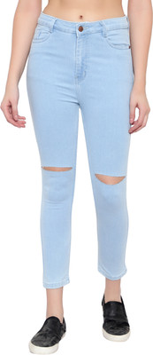 Gods Club Skinny Women Dark Blue Jeans