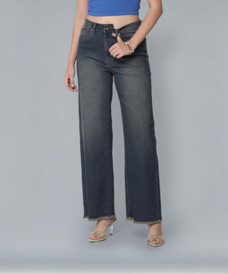 FLYING MACHINE Boot-Leg Women Blue, Grey Jeans