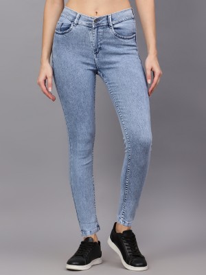 TYFFYN Slim Women Light Blue Jeans