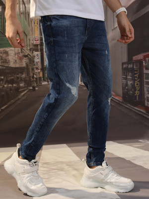 HIGHLANDER Super Skinny Men Dark Blue Jeans