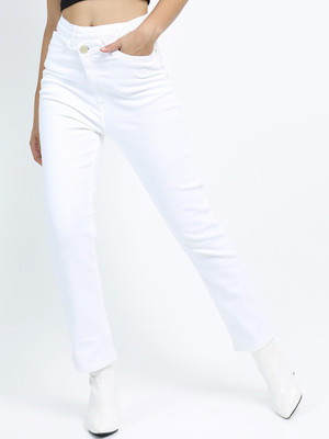 Tokyo Talkies Flared Women White Jeans