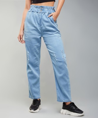 DOLCE CRUDO Tapered Fit Women Blue Jeans