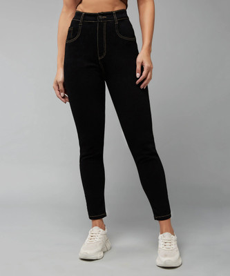 Miss Chase Skinny Women Black Jeans