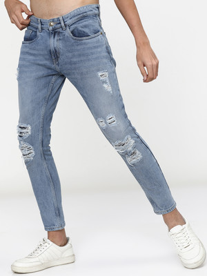 HIGHLANDER Tapered Fit Men Light Blue Jeans