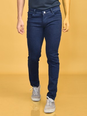 Lzard Slim Men Dark Blue Jeans