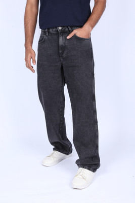 Wrangler Straight Fit Men Black Jeans