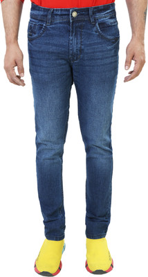 PLOUNGE Slim Men Dark Blue Jeans
