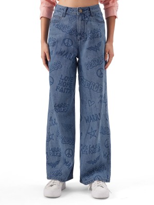 The Souled Store Regular Women Blue, Light Blue Jeans