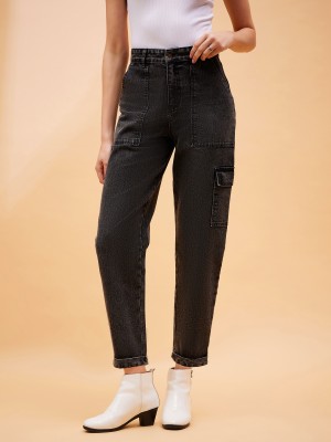 SASSAFRAS Regular Women Black Jeans