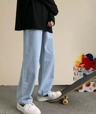 comfits Loose Fit Men Light Blue Jeans