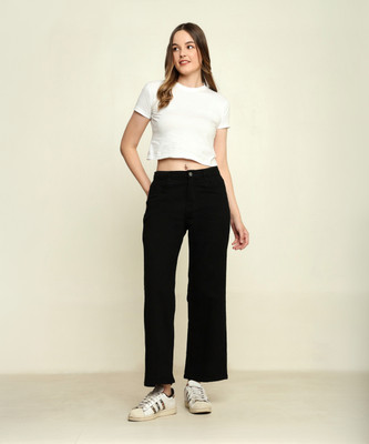zayla Flared Women Black Jeans