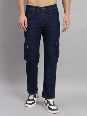 DENIM LOOK Relaxed Fit Men Dark Blue Jeans