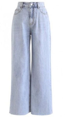 Thekids Relaxed Fit Girls Light Blue Jeans