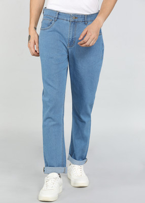 R.Code by The Roadster Life Co. Slim Men Light Blue Jeans