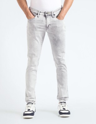 FLYING MACHINE Super Skinny Men Grey Jeans