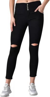 comfits Slim Women Black Jeans