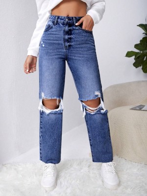 NUCOUTHS the style you love Regular Women Dark Blue Jeans