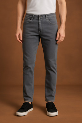 Shree Creation Regular Men Grey Jeans