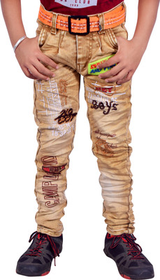 Kavita Fasion Regular Boys Brown Jeans