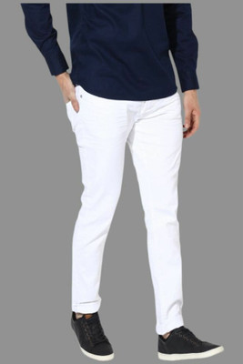 linaria Slim Men White Jeans