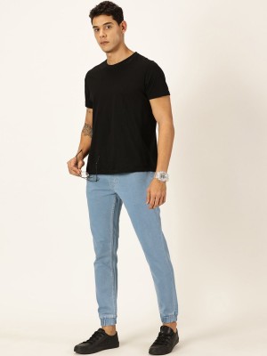 Mast & Harbour Jogger Fit Men Blue Jeans