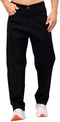 Zaba Denim Loose Fit Men Black Jeans