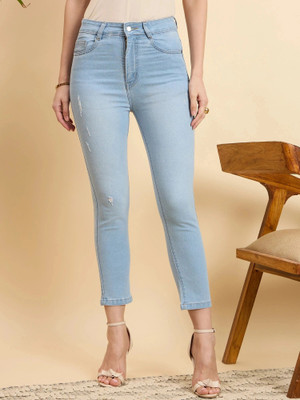 Mast & Harbour Skinny Women Light Blue Jeans