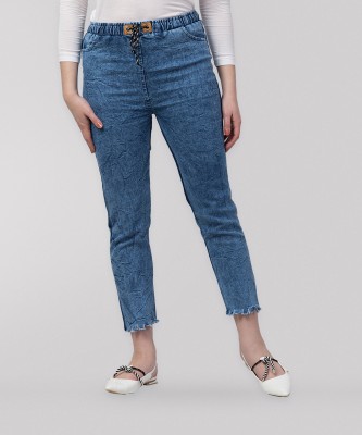 Ira Collections Boyfriend Women Blue Jeans